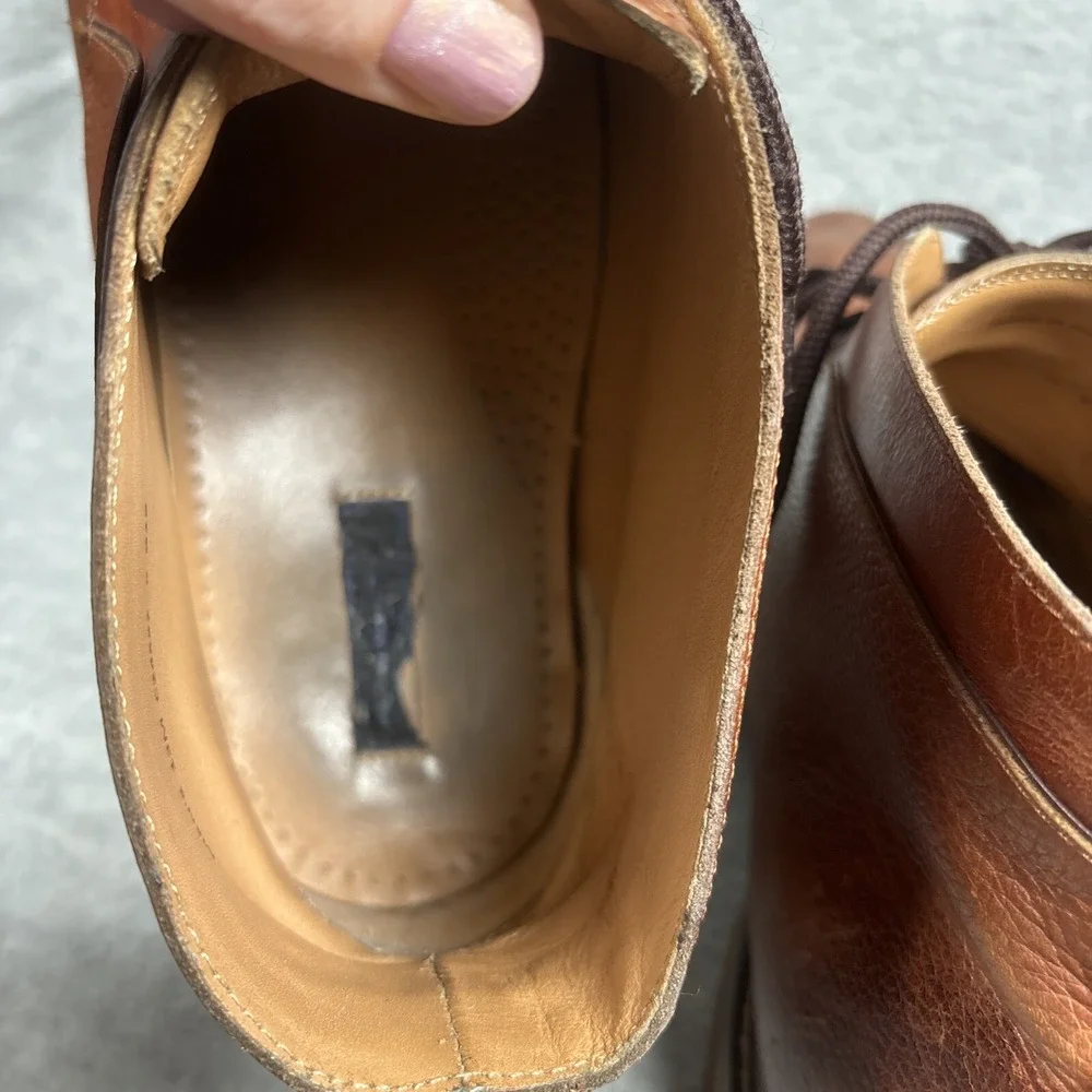 Cole Haan Chukka Men's 13 Brown Leather Goodyear‎ Welt GYW Stacked Heel C24531